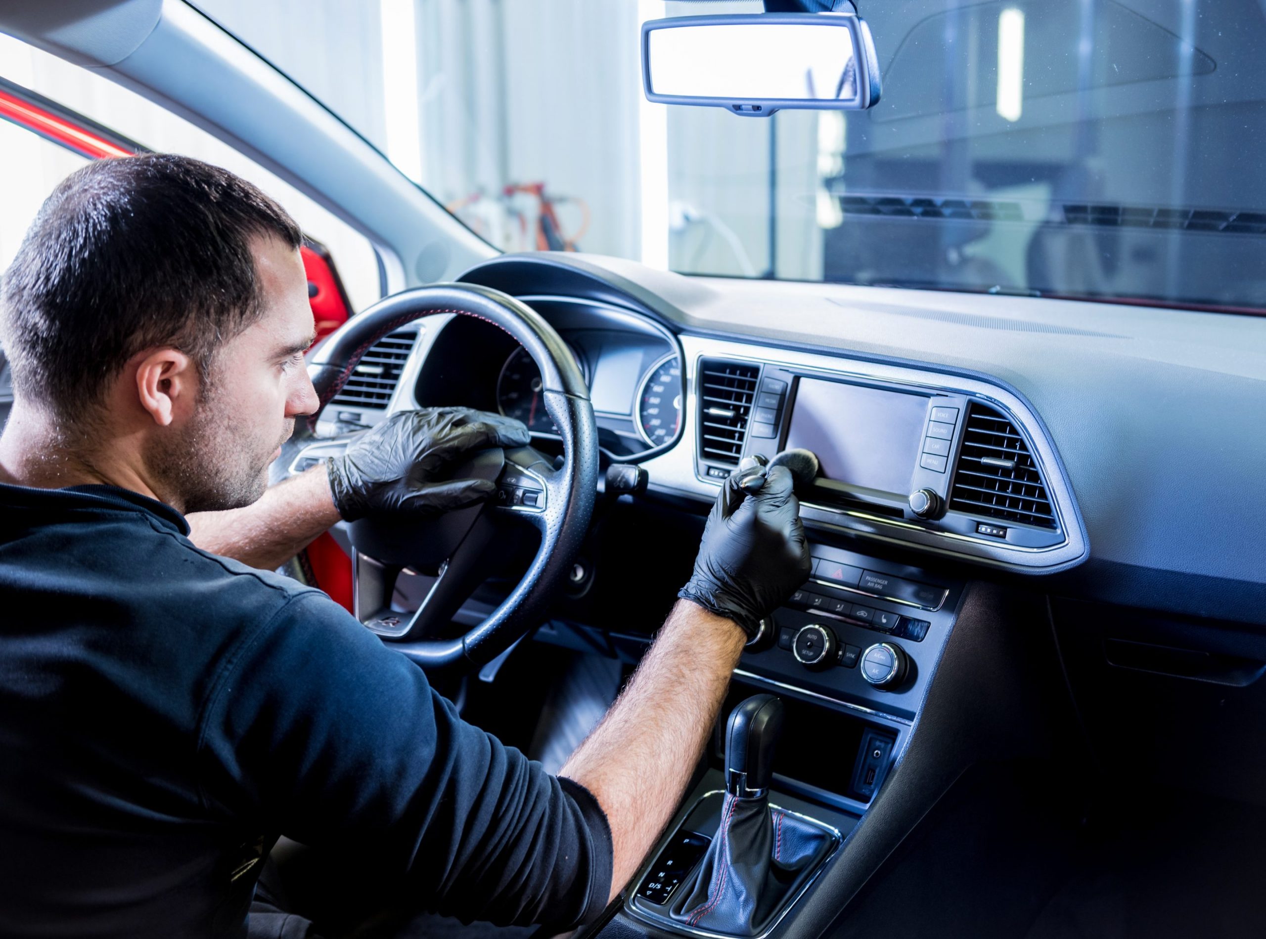 interior car detailing